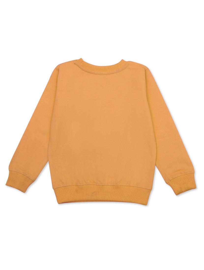 boys round neck front print regular sweatshirt - 21031473 - Standard Image - 1