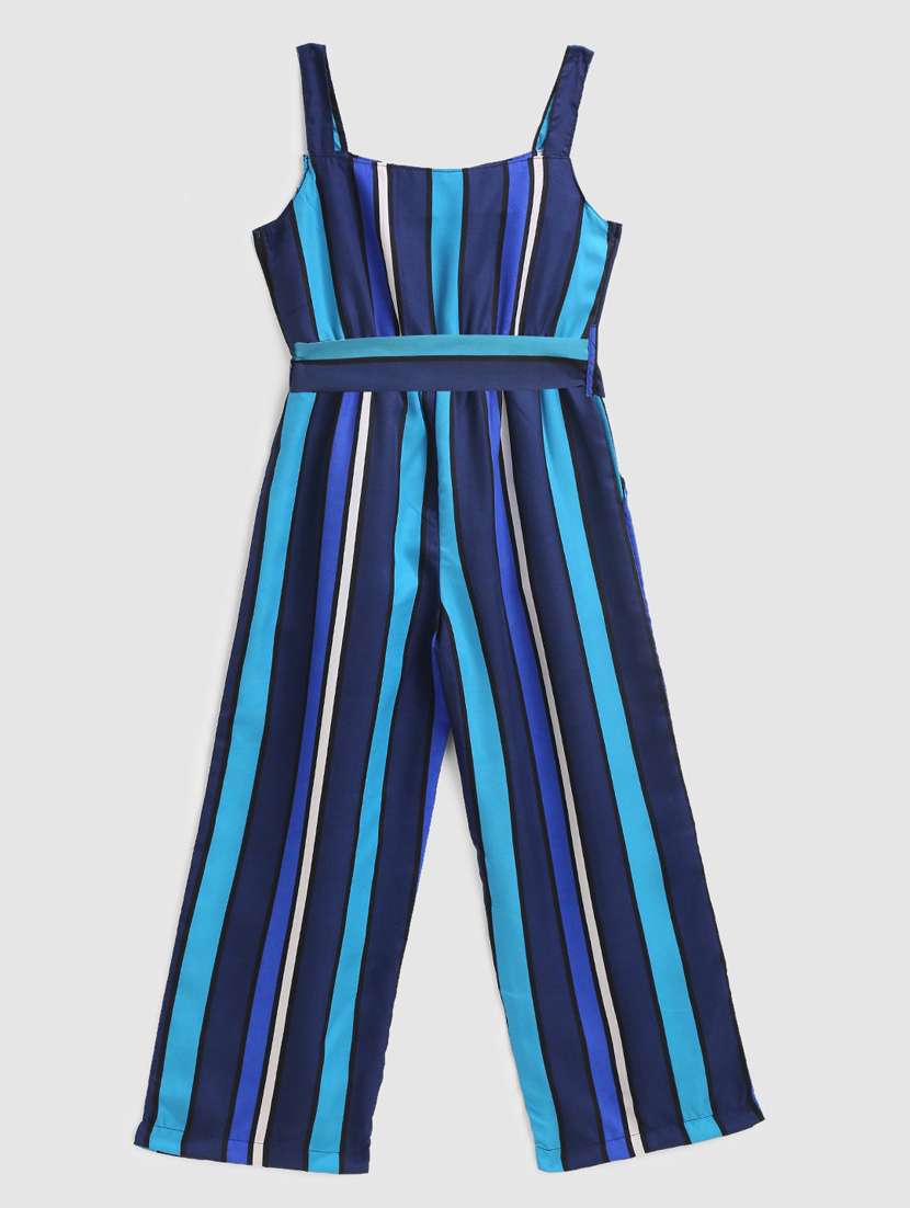 multi colored crepe full length jumpsuit  - 21031617 -  Standard Image - 1