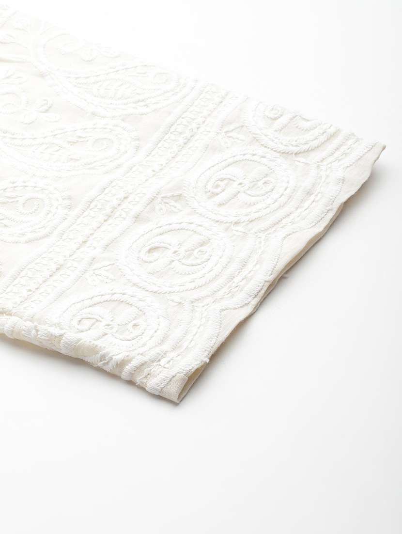 women three quarter sleeve kurta pant with dupatta set - 21031687 -  Standard Image - 6