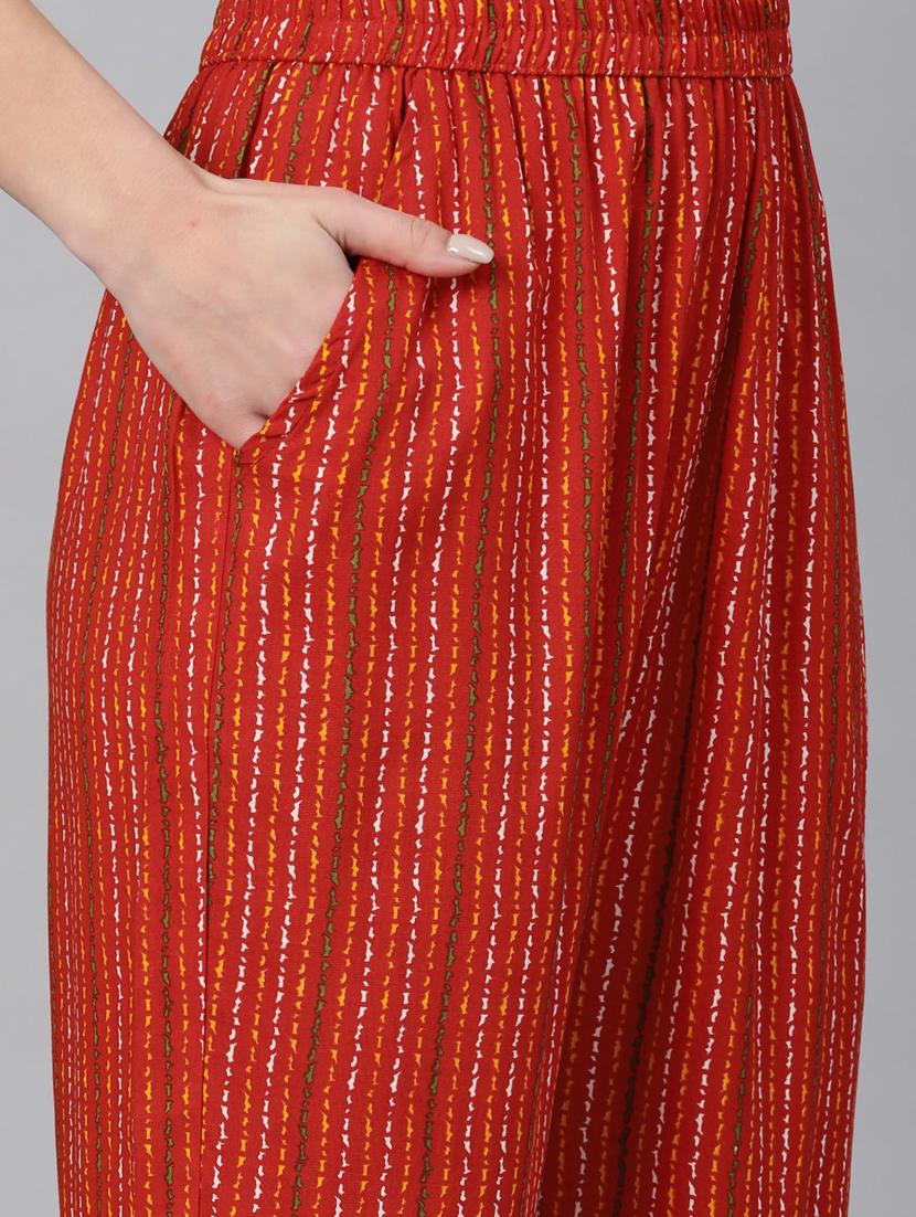 women three quarter sleeve kurta pant with dupatta set - 21031693 - Standard Image - 4