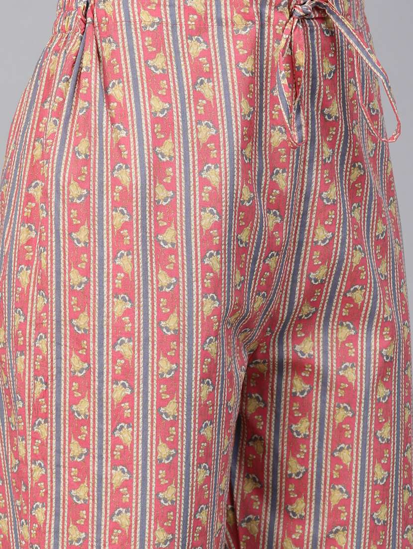 women three quarter sleeve kurta pant with dupatta set - 21031730 -  Standard Image - 4