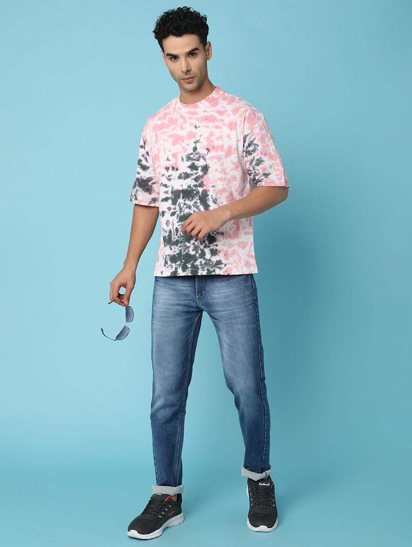 men tie & dye cotton t-shirt - 21031873 - Standard Image - 4