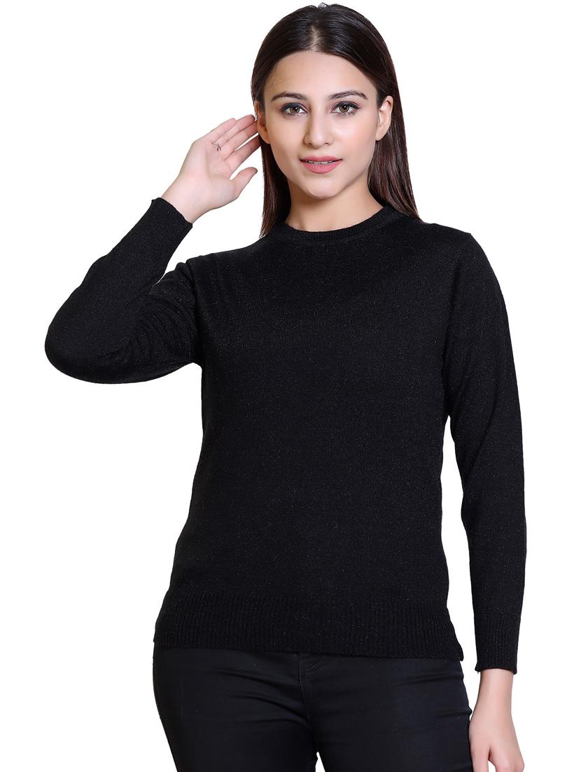 black wool pullover - 21033762 -  Zoom Image - 0