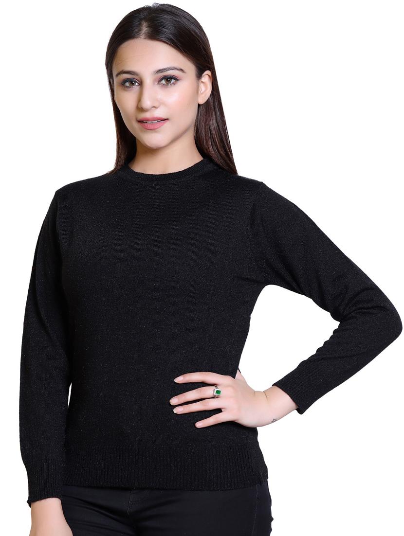 black wool pullover - 21033762 -  Standard Image - 1