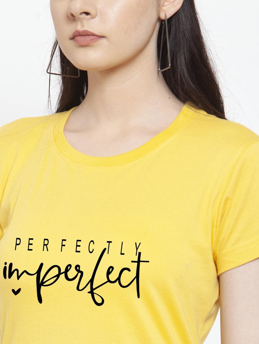 women round neck chest print t-shirt - 21034262 - Standard Image - 4