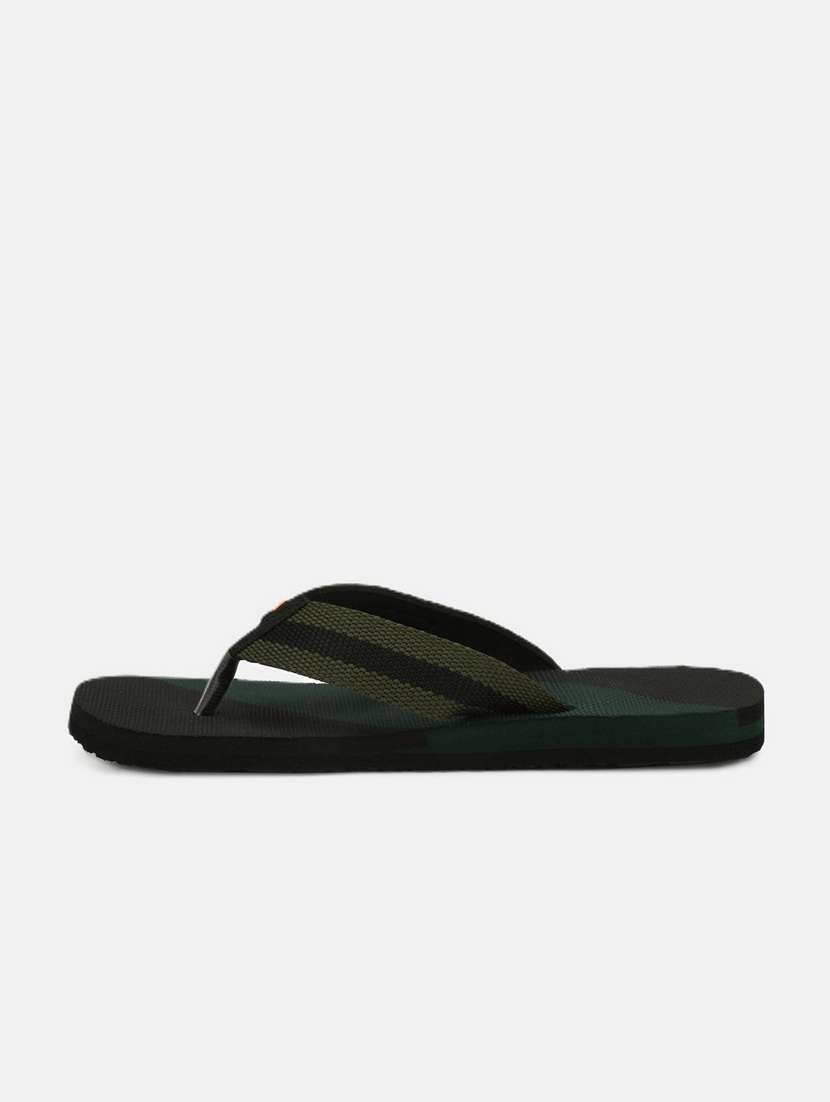 olive color block toe separator flip flops - 21034454 -  Standard Image - 1