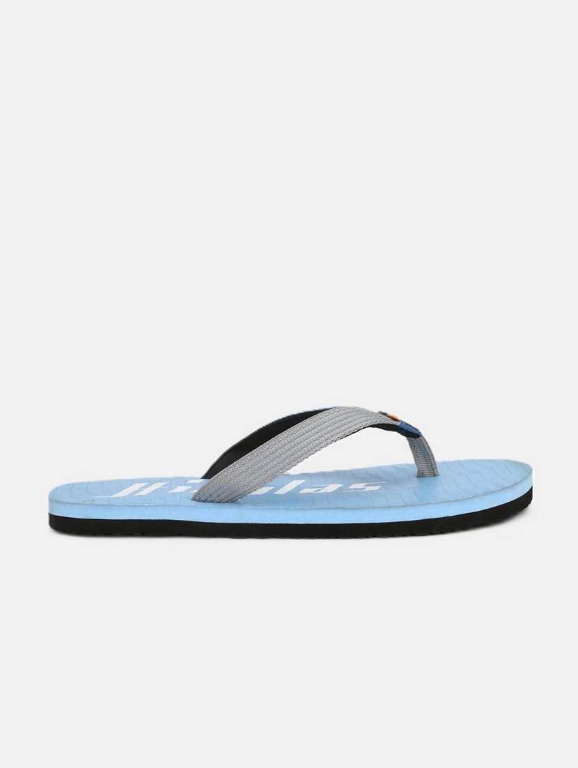 men's fabrication blue anti-sweat flip-flops - 21034455 -  Standard Image - 1
