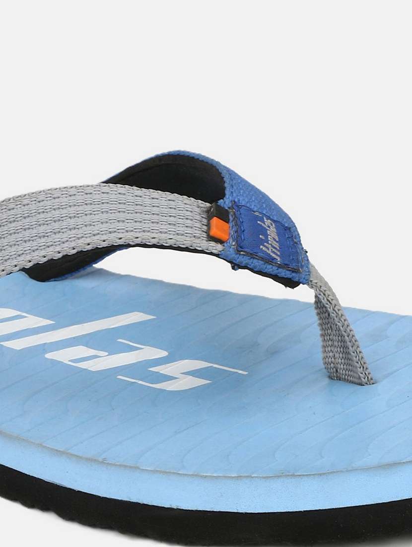 men's fabrication blue anti-sweat flip-flops - 21034455 -  Standard Image - 4