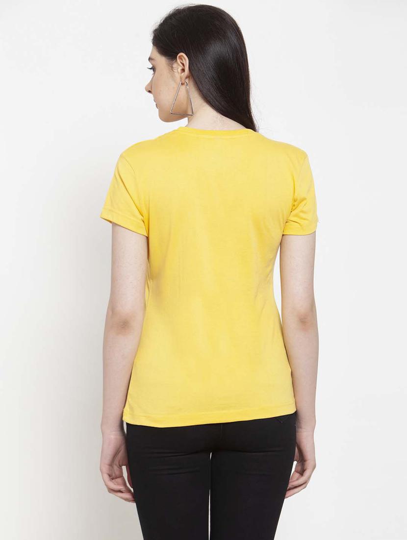 women round neck plain t-shirt - 21034567 - Standard Image - 1