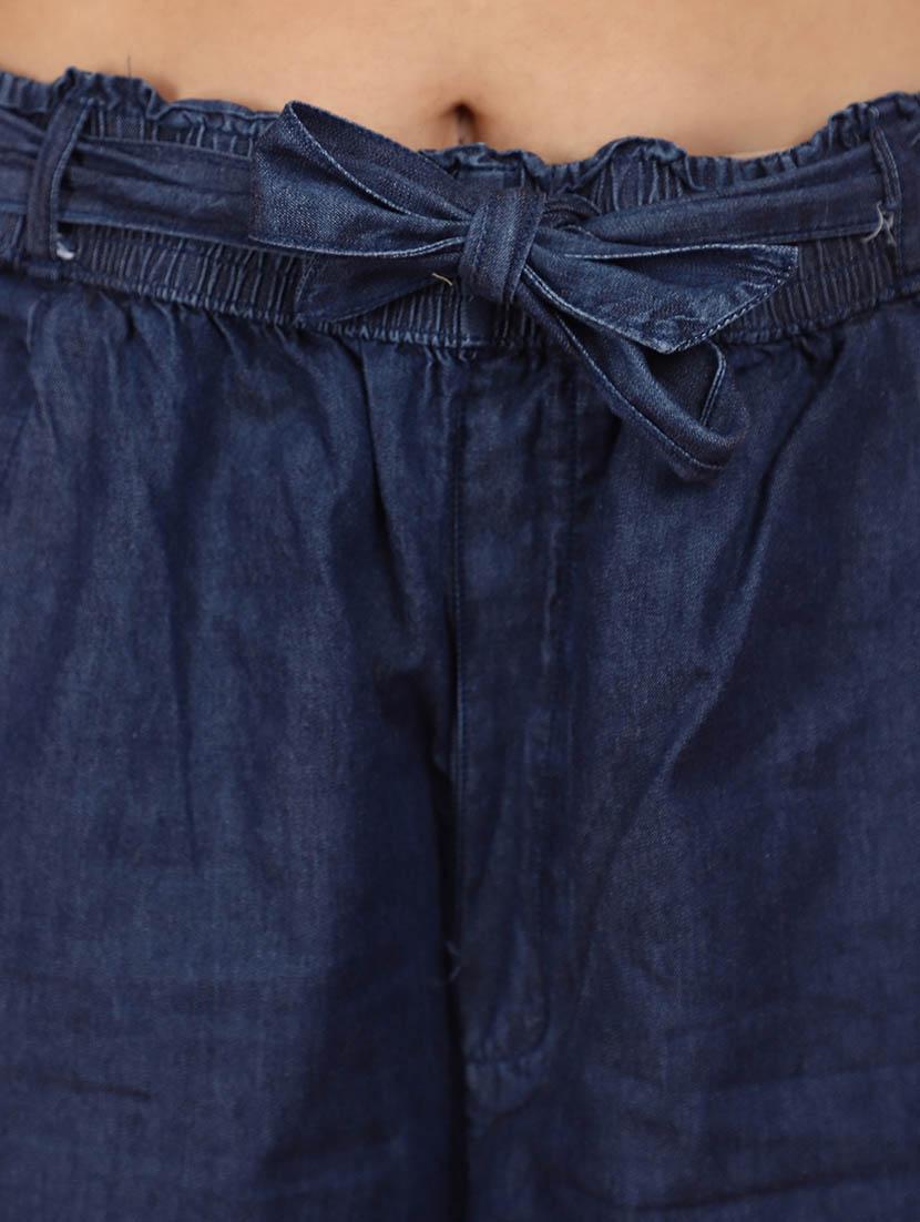 women solid denim jean - 21034653 - Standard Image - 4