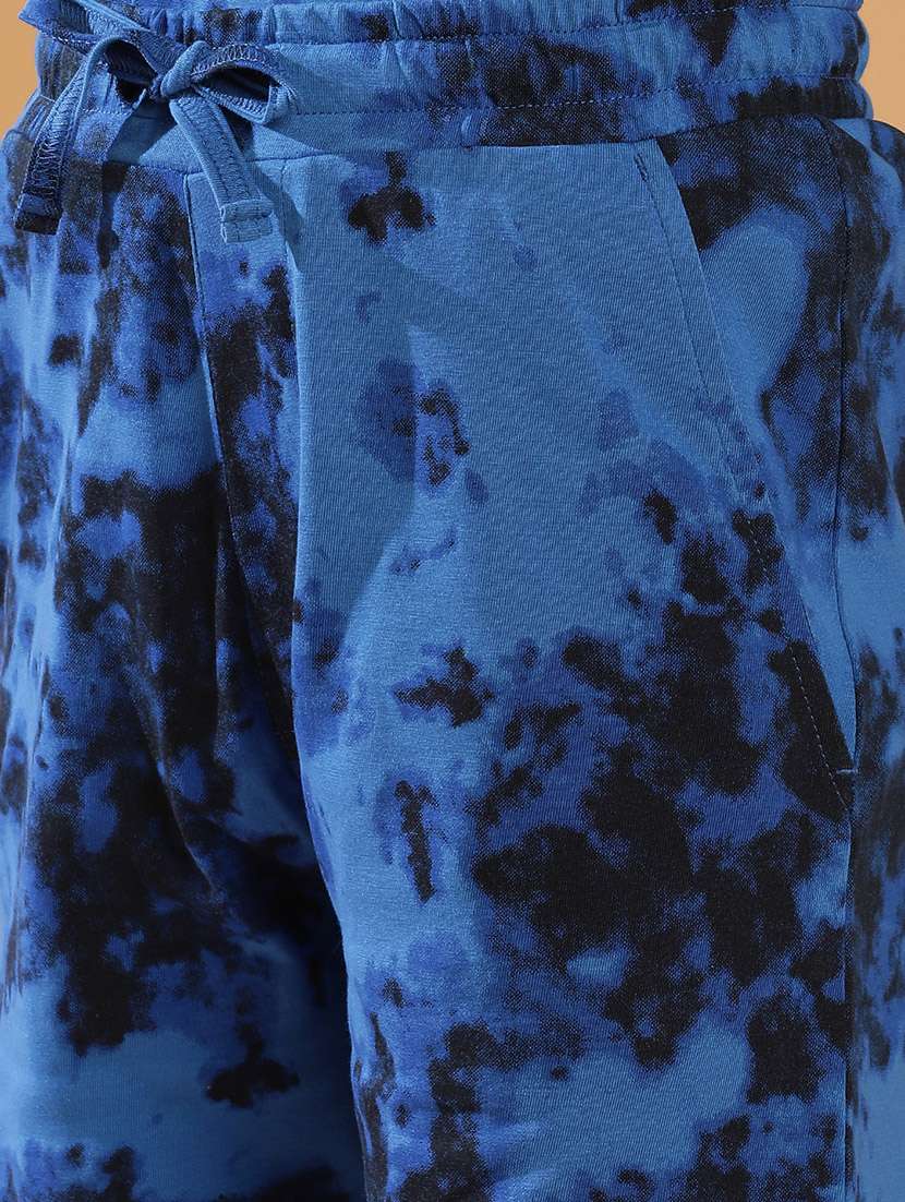 boys tie & dye printed t-shirt & short sets - 21034766 -  Standard Image - 4