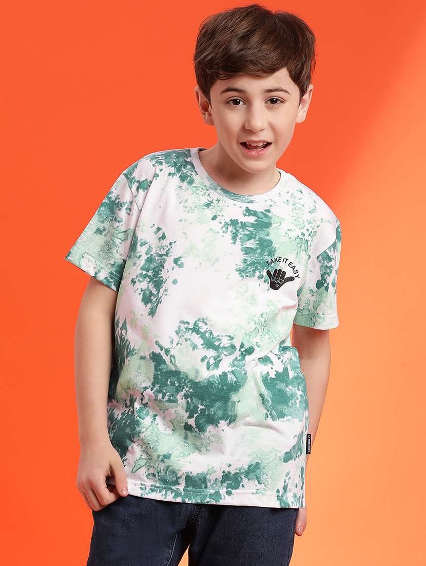 boys short sleeve round neck t-shirt