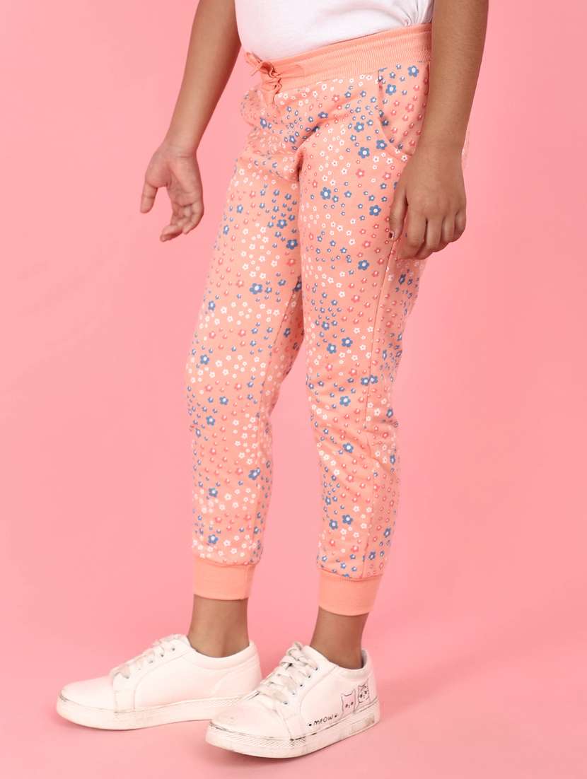 girls printed cotton trouser - 21035024 -  Standard Image - 1