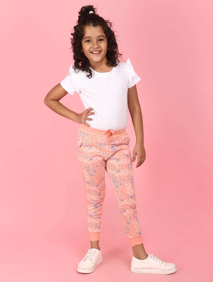 girls printed cotton trouser - 21035024 -  Standard Image - 4