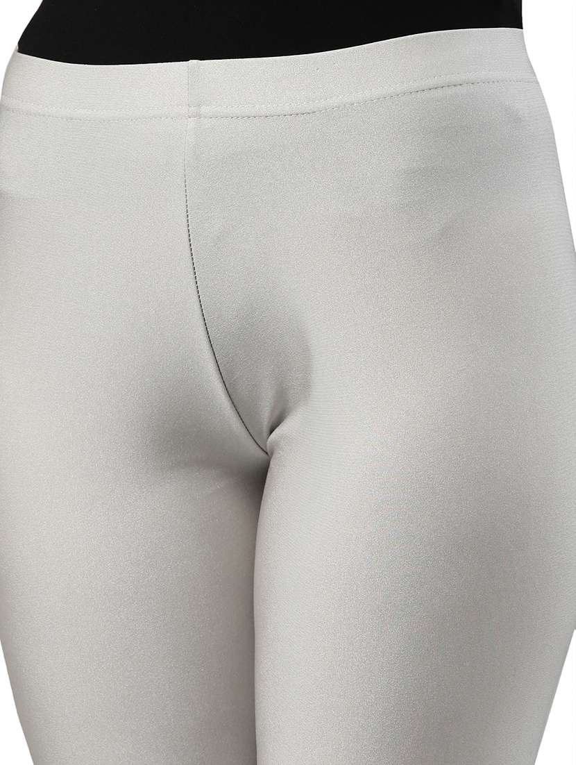 women solid ankle length leggings - 21035250 -  Standard Image - 1