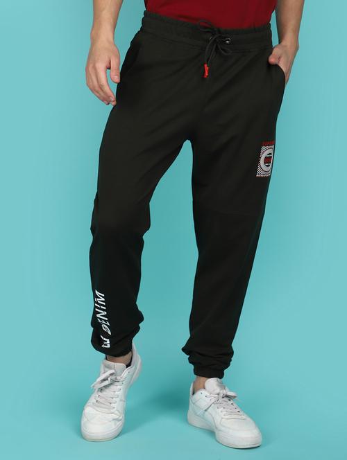 men placement cotton full length track pant - 21035678 -  Standard Image - 0