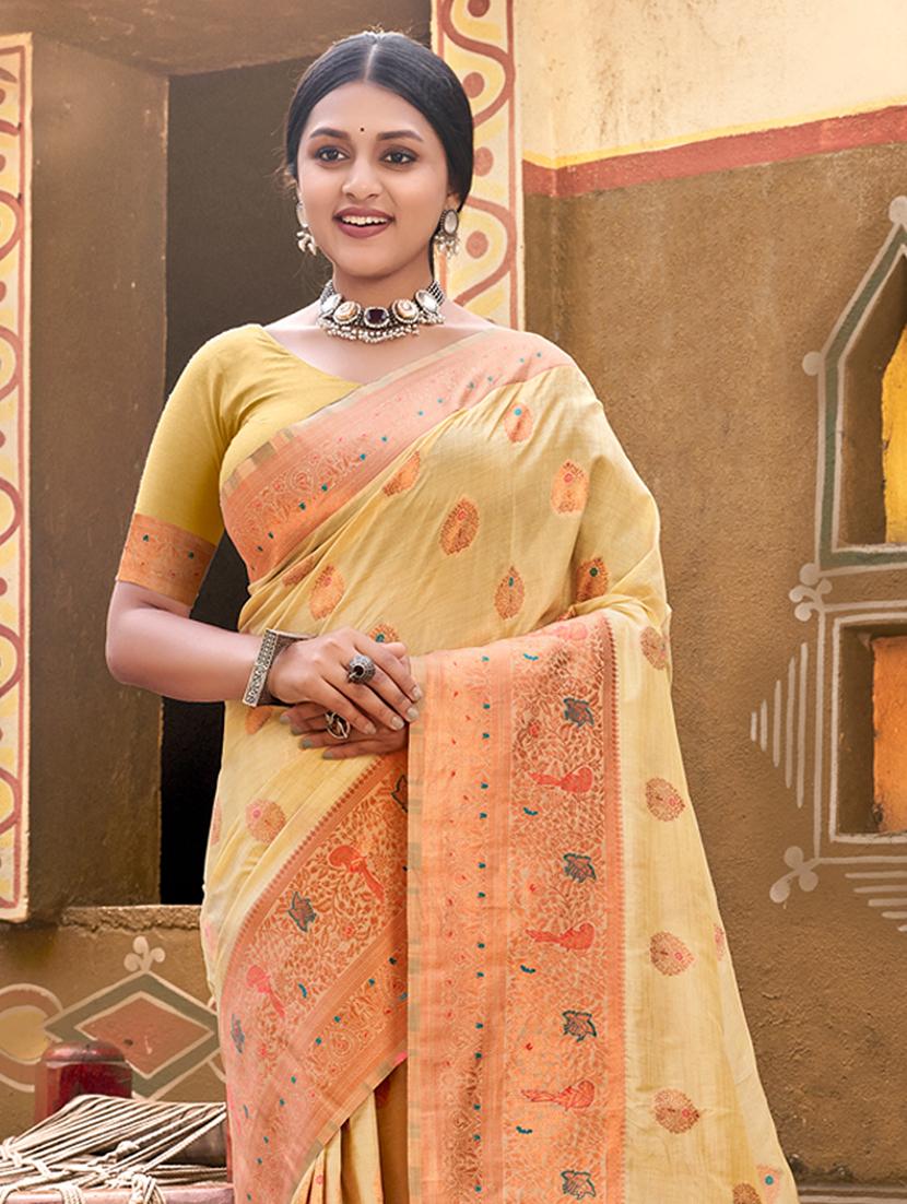 women self design banarasi saree with blouse - 21036431 -  Standard Image - 1
