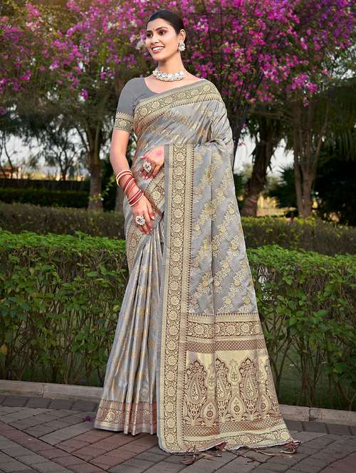 women self design banarasi saree with blouse - 21036471 -  Standard Image - 0