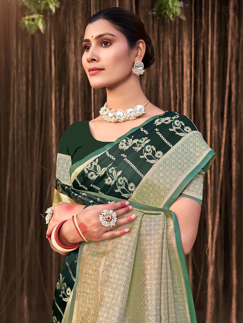 women self design banarasi saree with blouse - 21036637 -  Standard Image - 1