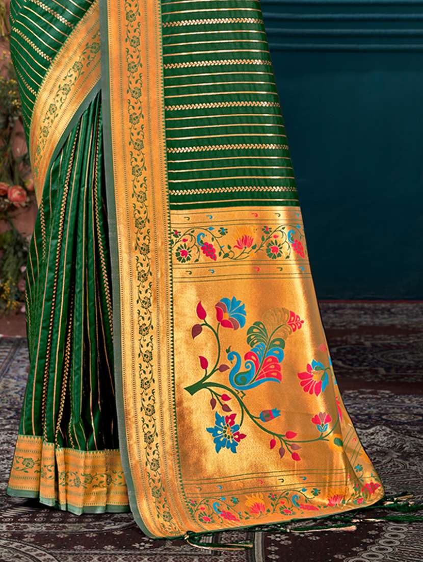 women self design paithani saree with blouse - 21036638 -  Standard Image - 1