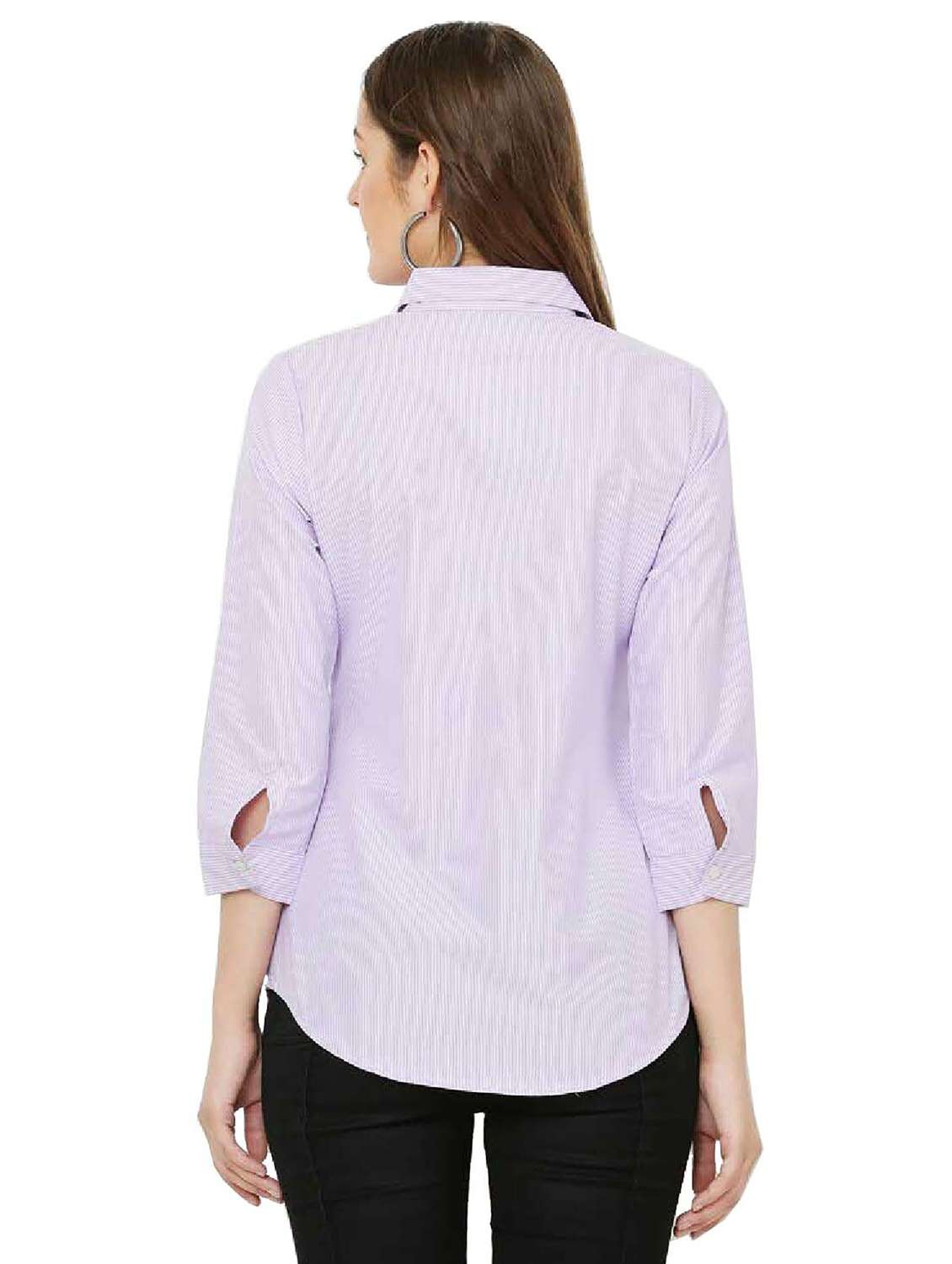 women striped viscose shirt - 21036870 -  Standard Image - 1