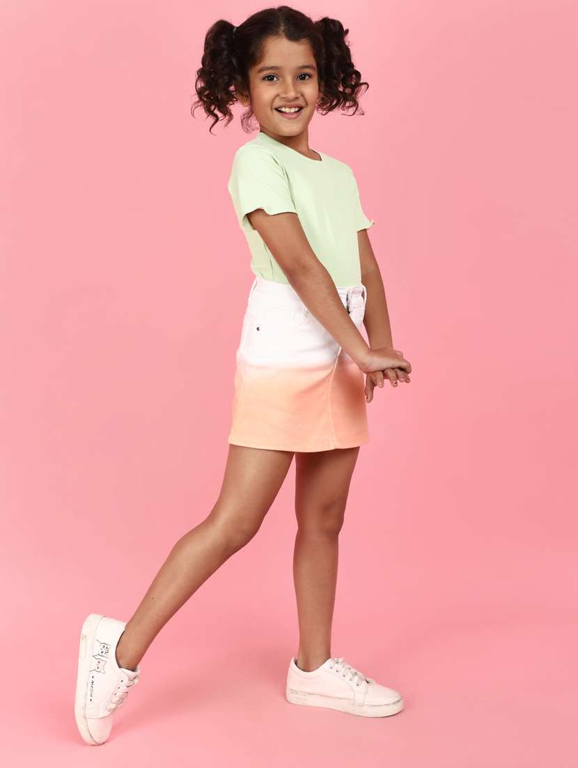 girls cotton regular skirt - 21043521 -  Standard Image - 4