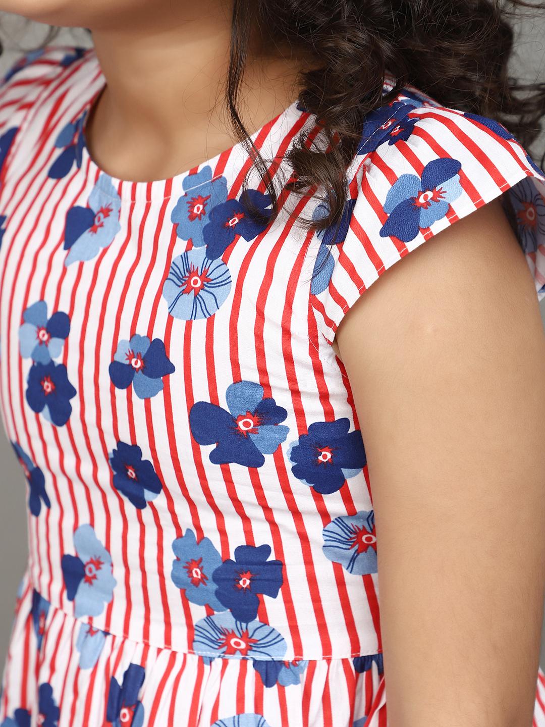 off white cotton frock - 21043546 - Standard Image - 1