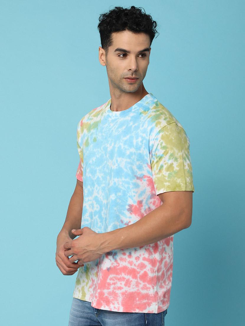 men tie & dye cotton t-shirt - 21043798 - Standard Image - 1