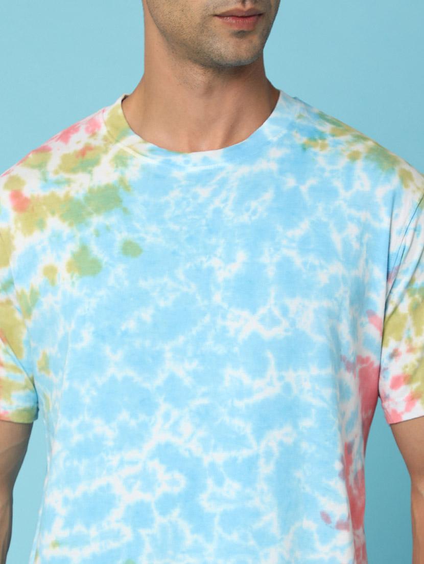 men tie & dye cotton t-shirt - 21043798 - Standard Image - 4
