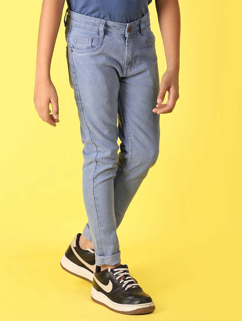 boys mid rise denim jeans - 21043829 -  Standard Image - 1