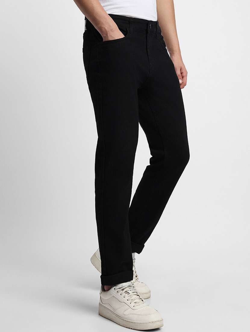 men mid rise plain jeans - 21043855 - Standard Image - 1