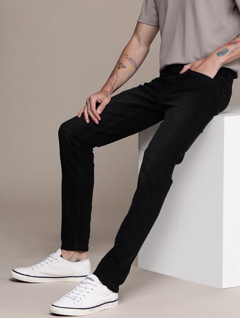 men mid rise plain jeans - 21043860 -  Standard Image - 1