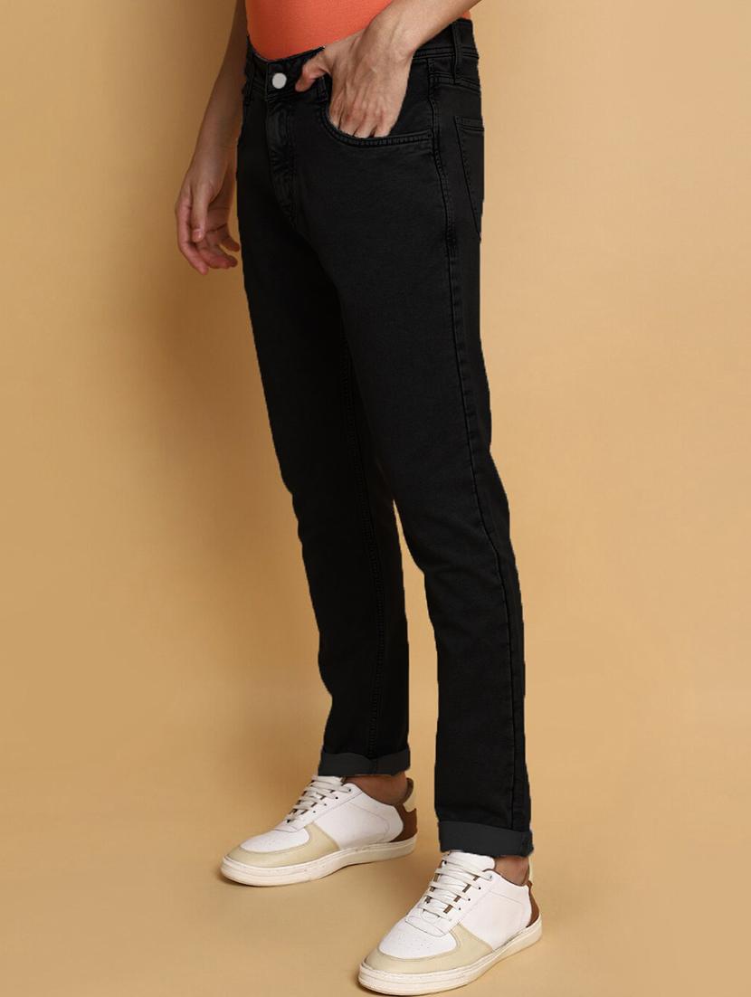 men mid rise plain jeans - 21043888 - Standard Image - 1