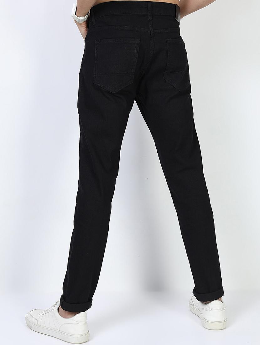 men mid rise plain jeans - 21043893 - Standard Image - 4