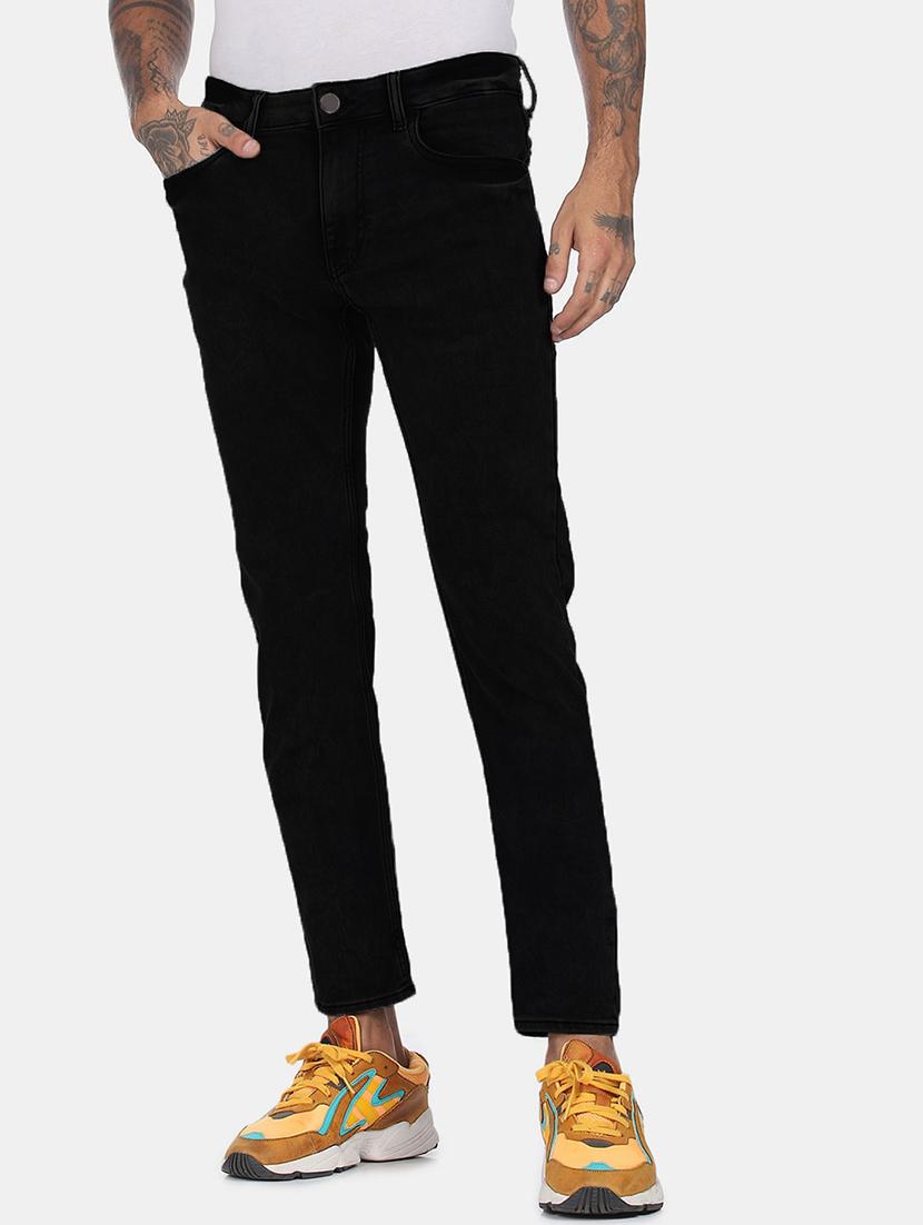 men mid rise plain jeans - 21043899 - Standard Image - 1