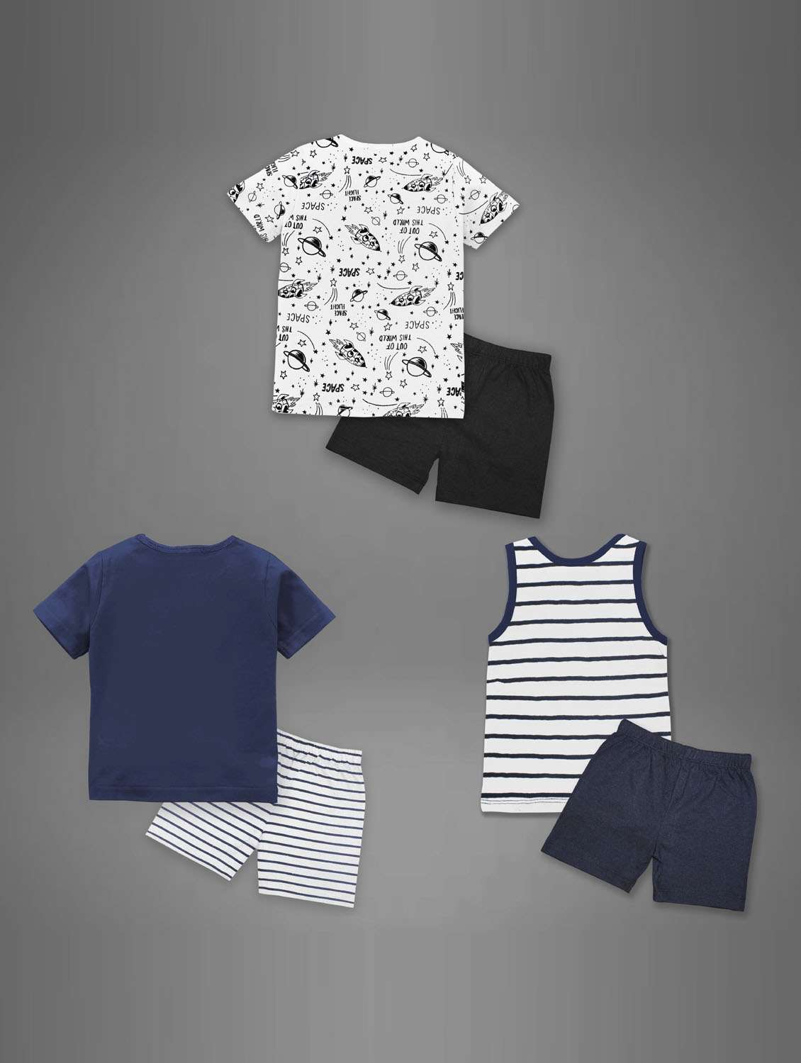 pack of 3 multi colored shorts set - 21043993 -  Standard Image - 1