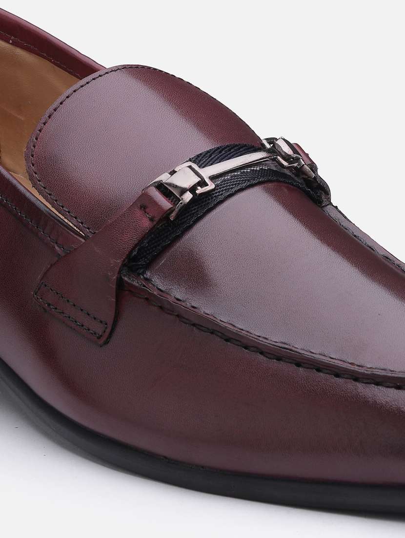 burgundy slip pn loafer - 21047972 -  Standard Image - 6