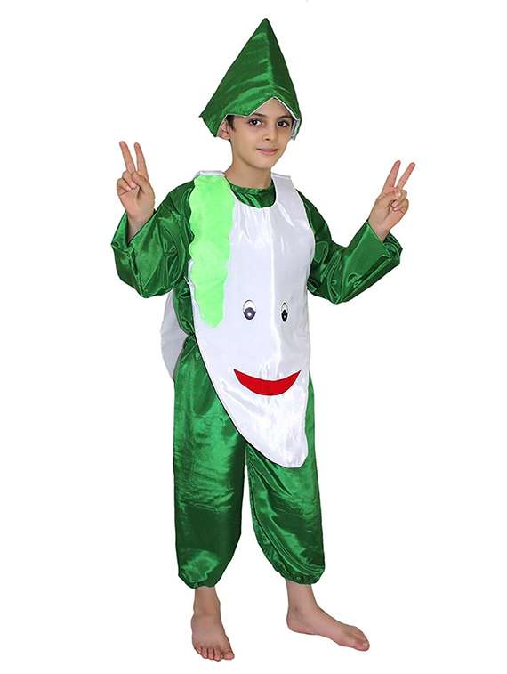 multi colored polyester radish costume - 21048764 - Standard Image - 1