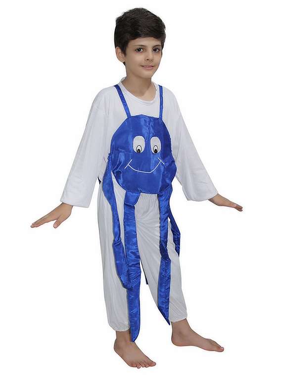 blue polyester octopus costume - 21048813 -  Standard Image - 1