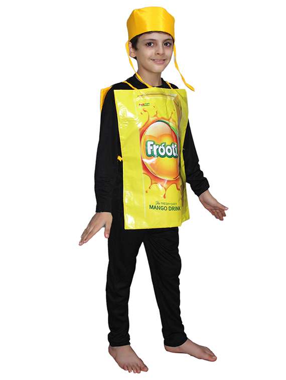 yellow polyester frooti costume - 21048837 -  Standard Image - 1