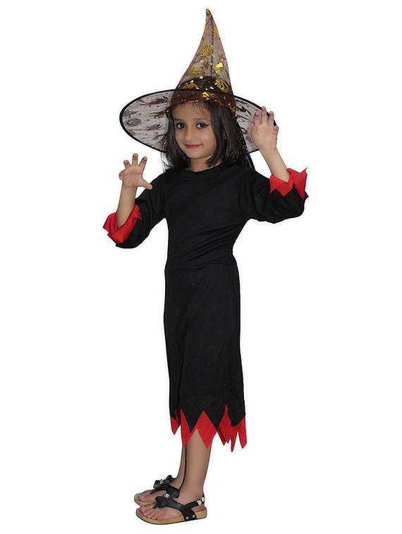 black polyester costume - 21048931 -  Standard Image - 1