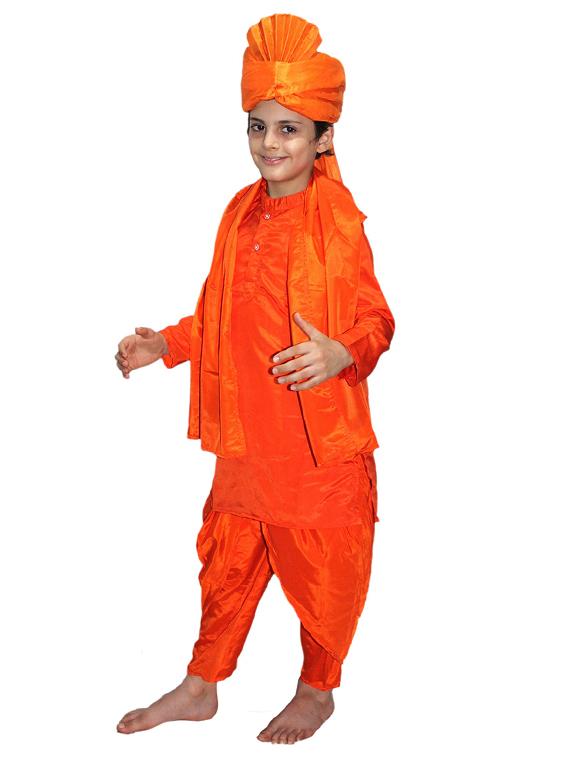 orange polyester costume - 21048955 - Standard Image - 1