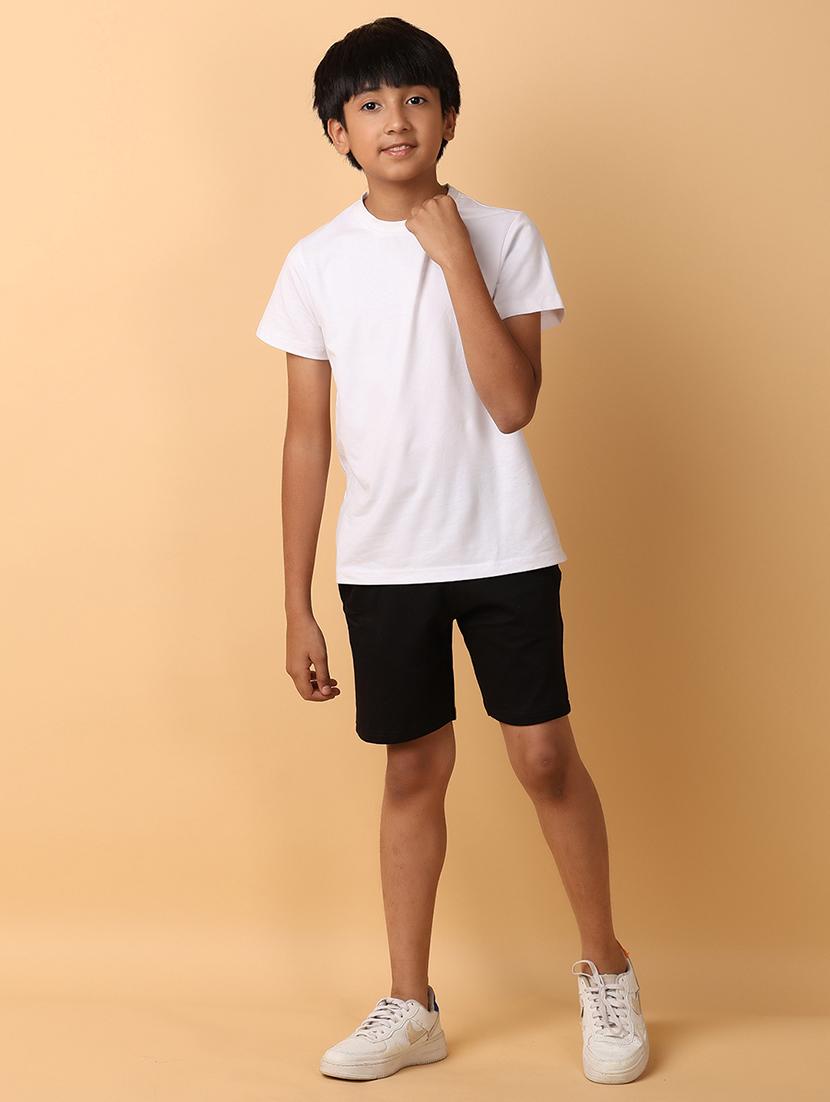 kids mid rise placement print shorts - 21049534 - Standard Image - 4