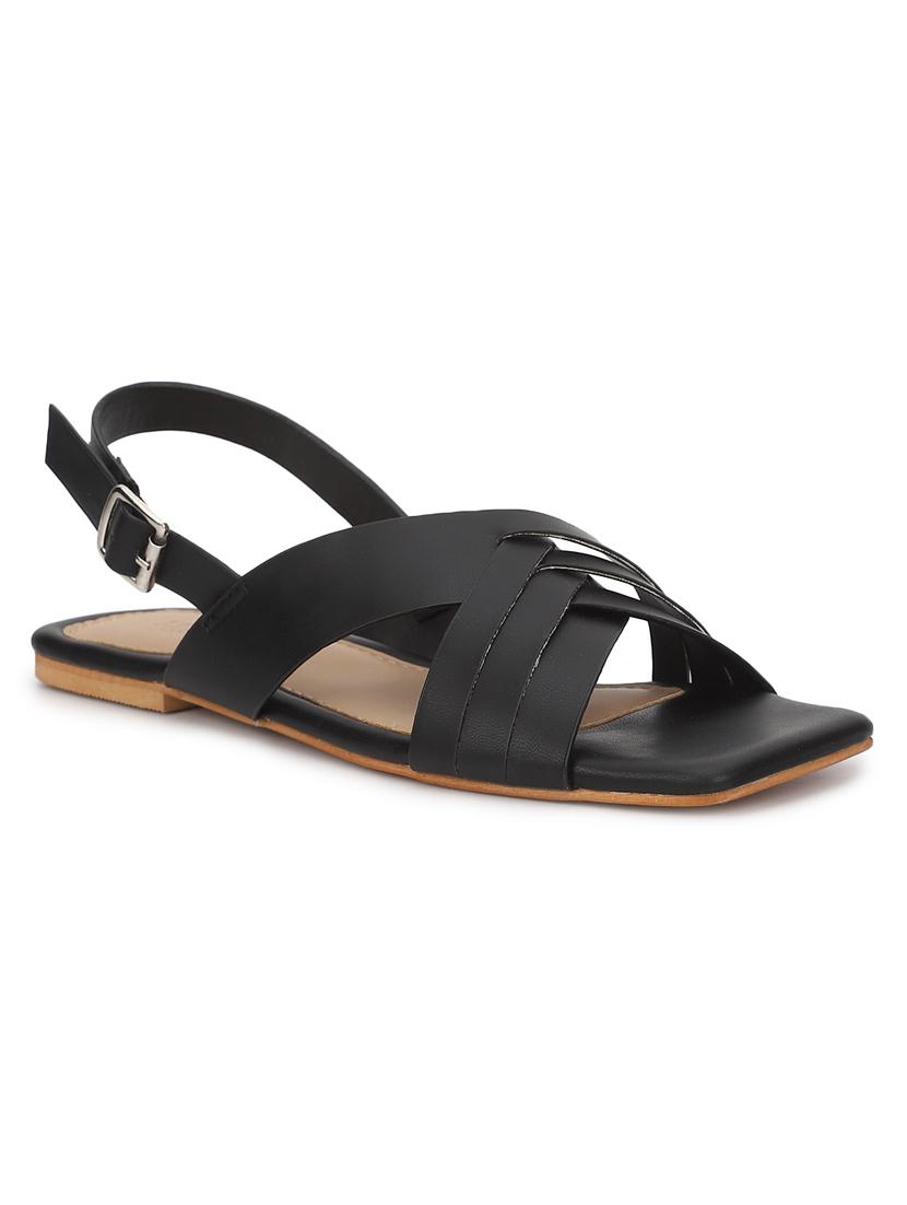 women solid back strap sandal - 21049968 - Standard Image - 1