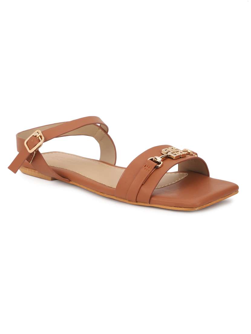 women back strap flat sandal - 21049982 - Standard Image - 1
