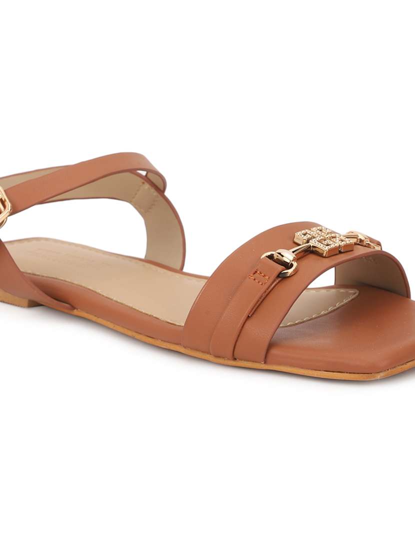 women back strap flat sandal - 21049982 - Standard Image - 4