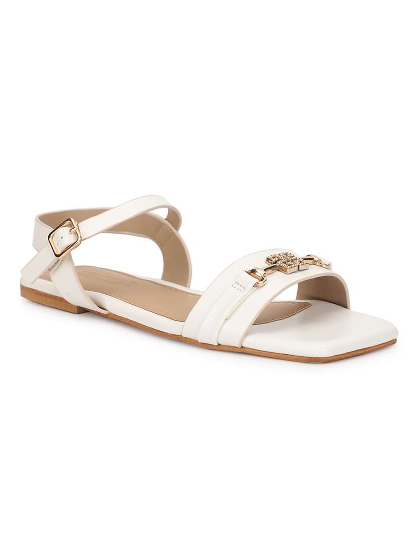women back strap flat sandal - 21049983 -  Standard Image - 1