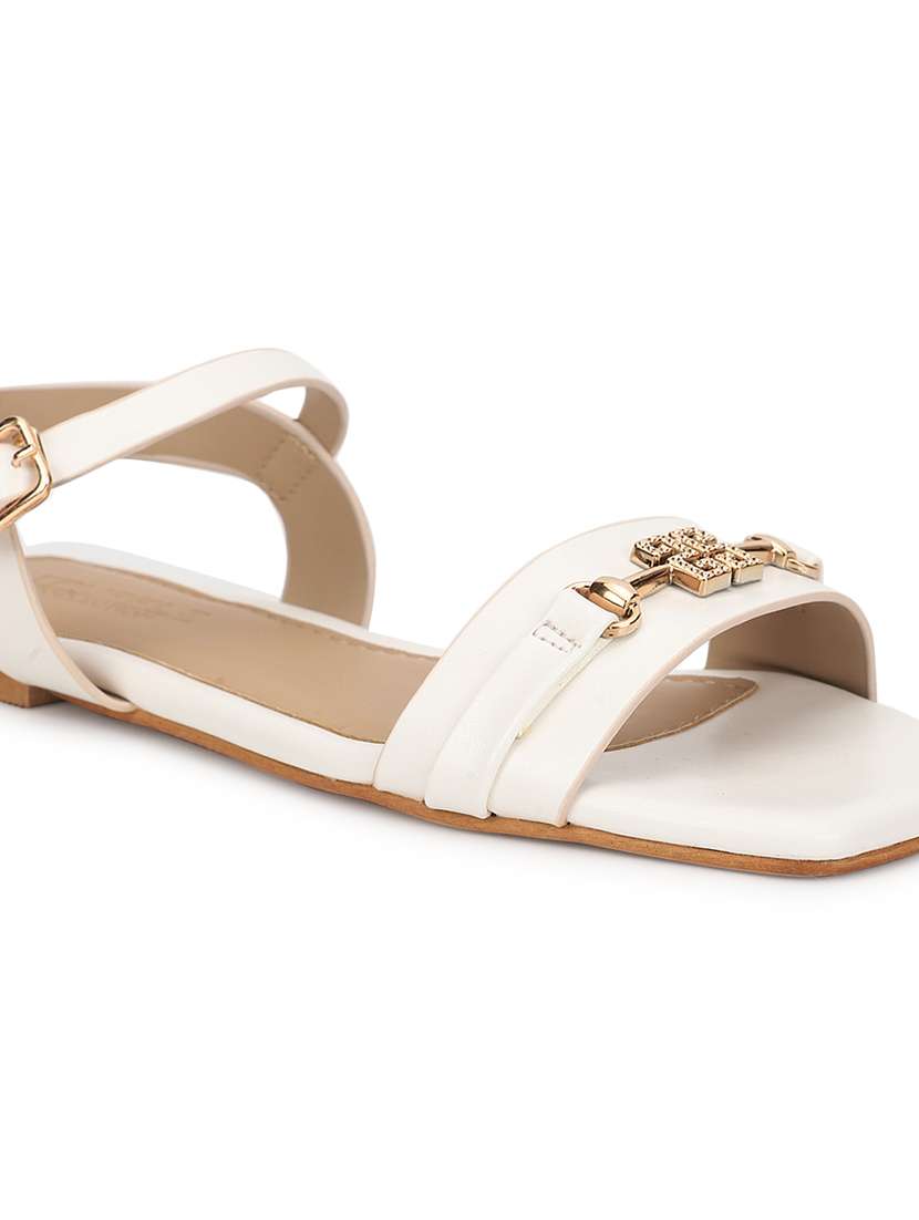 women back strap flat sandal - 21049983 - Standard Image - 4