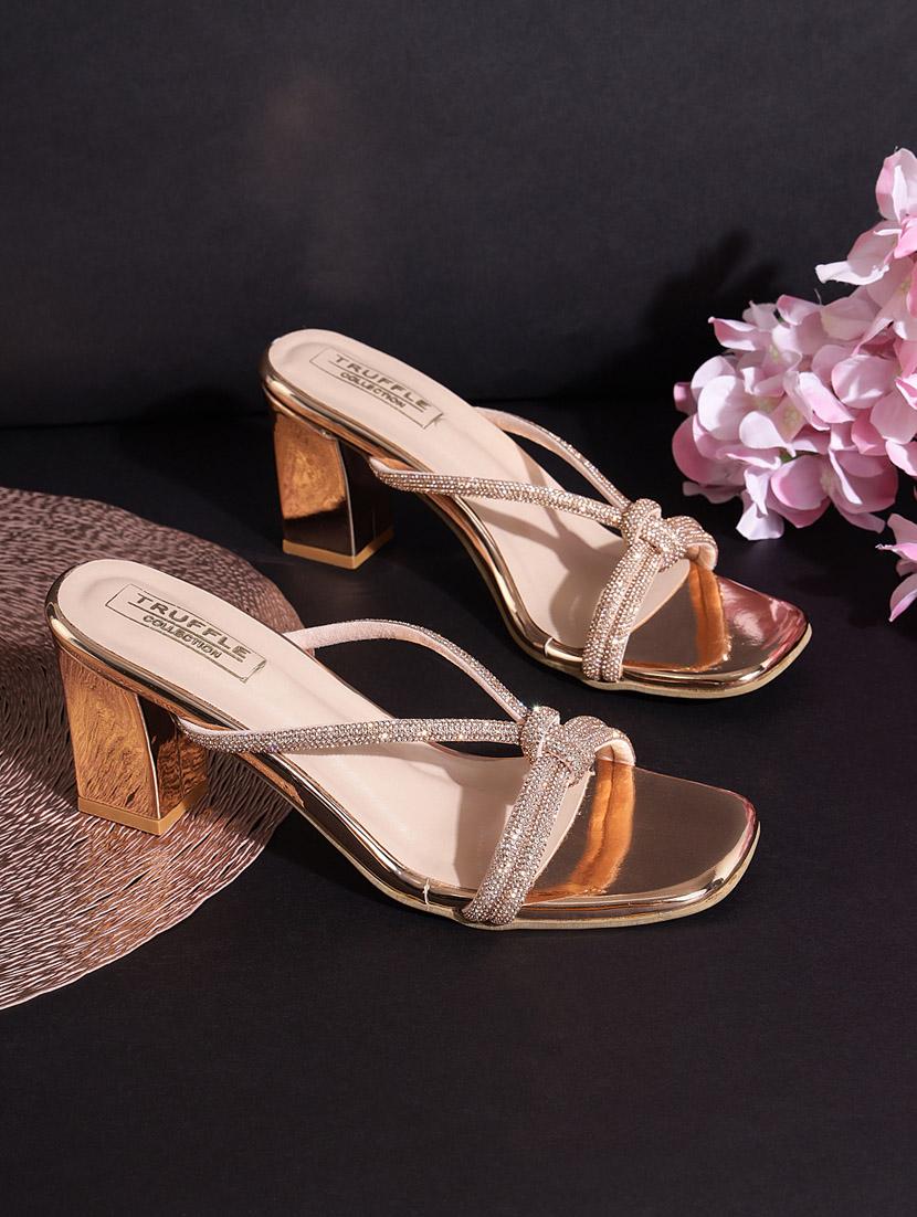 women slip on block heel sandal - 21050063 -  Zoom Image - 0