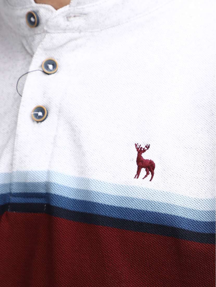 wine poly cotton pique tshirt - 21051642 -  Standard Image - 6